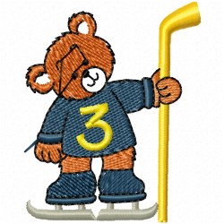 Teddy Embroidery Design 3